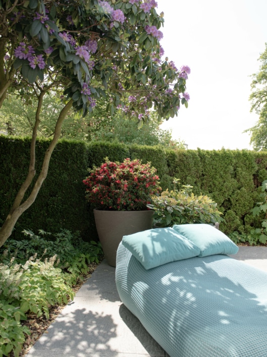 Wellness im Garten Outdoorbett